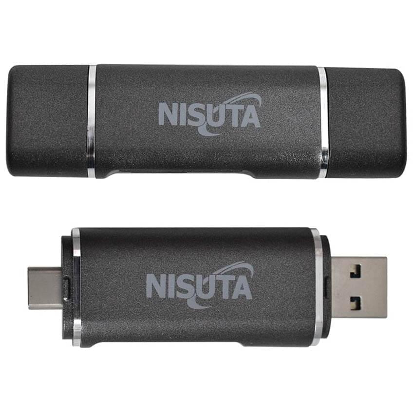 Lector Tarjeta Sd-Microsd Tipo C 3.1-Microubs-Usb Nisuta Ns-Cruc2